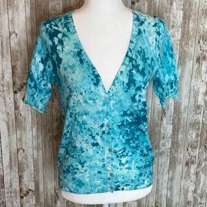 Women's Talbots Short Sleeve Cardigan Sweater  size XS